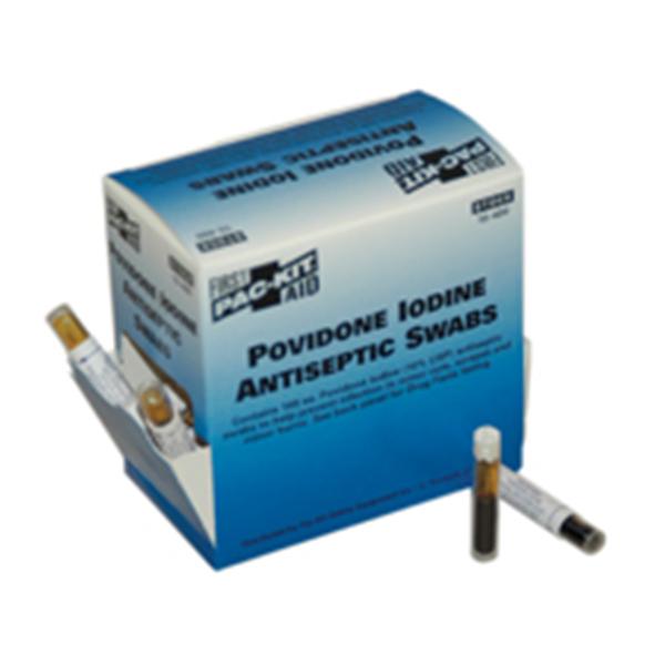 Swabs PVP Iodine 10% 1.5gm 100/Bx, 24 BX/CA